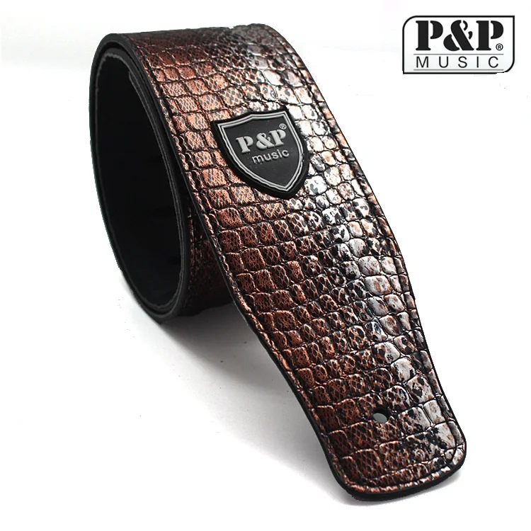 Ремешок для гитары из кожи крокодила ремень искусственной электрогитары