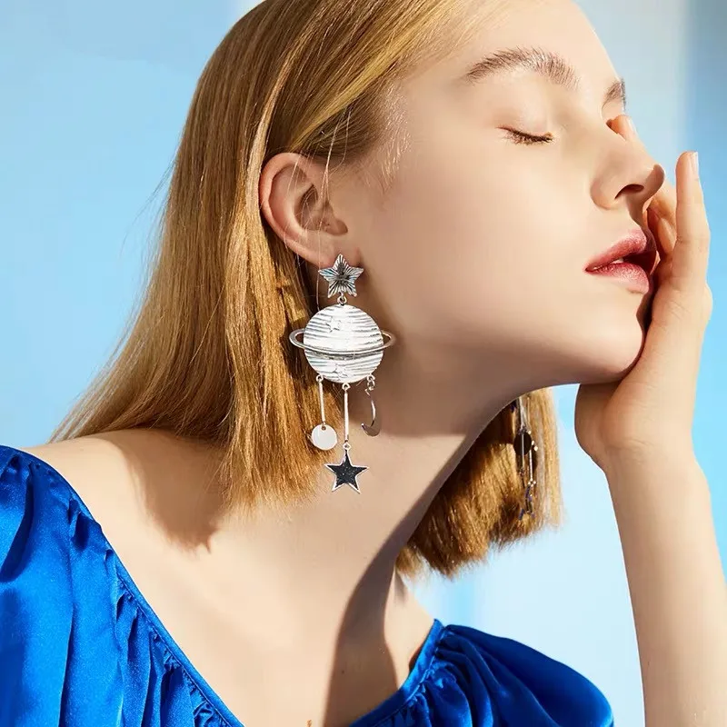 Женские серьги Qiaose в богемном стиле Ювелирное Украшение с подвеской форме звезды