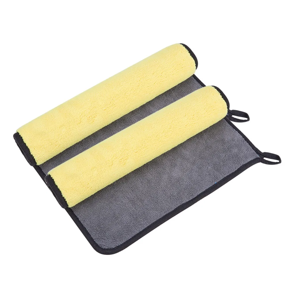 

39*29CM Car Wash Towel Microfiber Car Cleaning Cloths Ultra Soft Buffing Wax Polish Towels Thick Car Wash Auto Detailing Towel