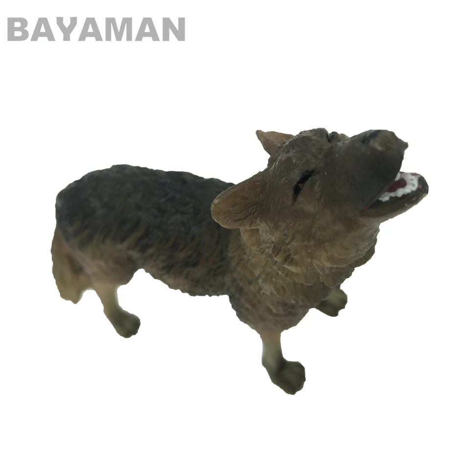1pc Wolf model Toy Wild Animals Toys Children gifts plastic vivid Animal Model | Игрушки и хобби