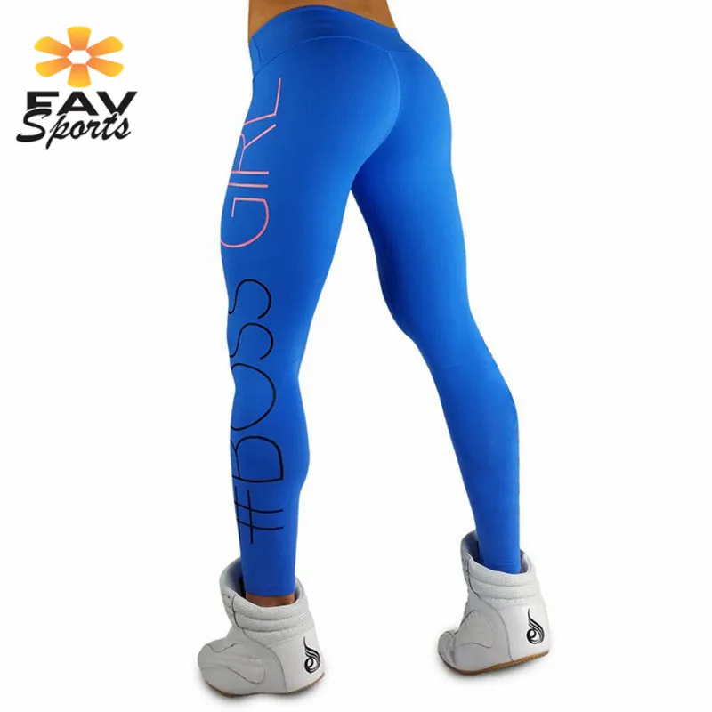 Workout Sports Running Jogging Women Letter Printed Yoga Pants Elastic seamless Leggings Slim Training Tights | Спорт и развлечения