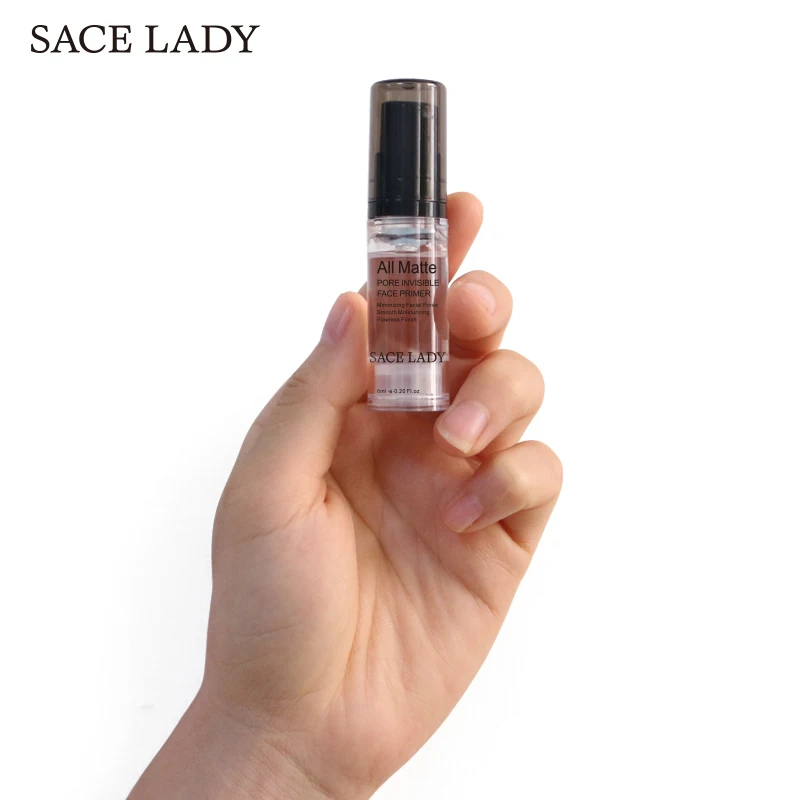 Матирующая основа под макияж Sace Lady невидимая база для лица жидкая жирной кожи