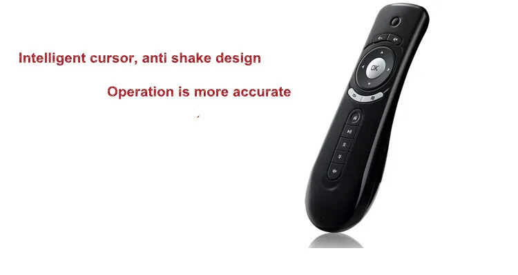 T2 дистанционное управление гироскоп Мини Fly Air mouse 2 4G беспроводной приемник для 3D