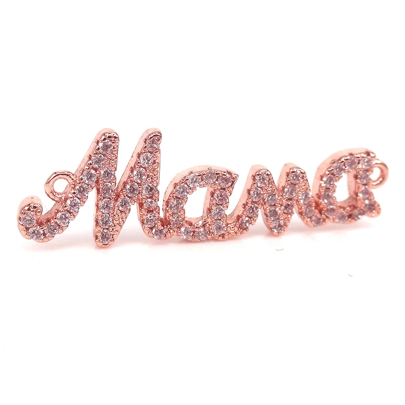 Соединители &quotMama&quot из розового золота/серебра/золота/черного цвета для