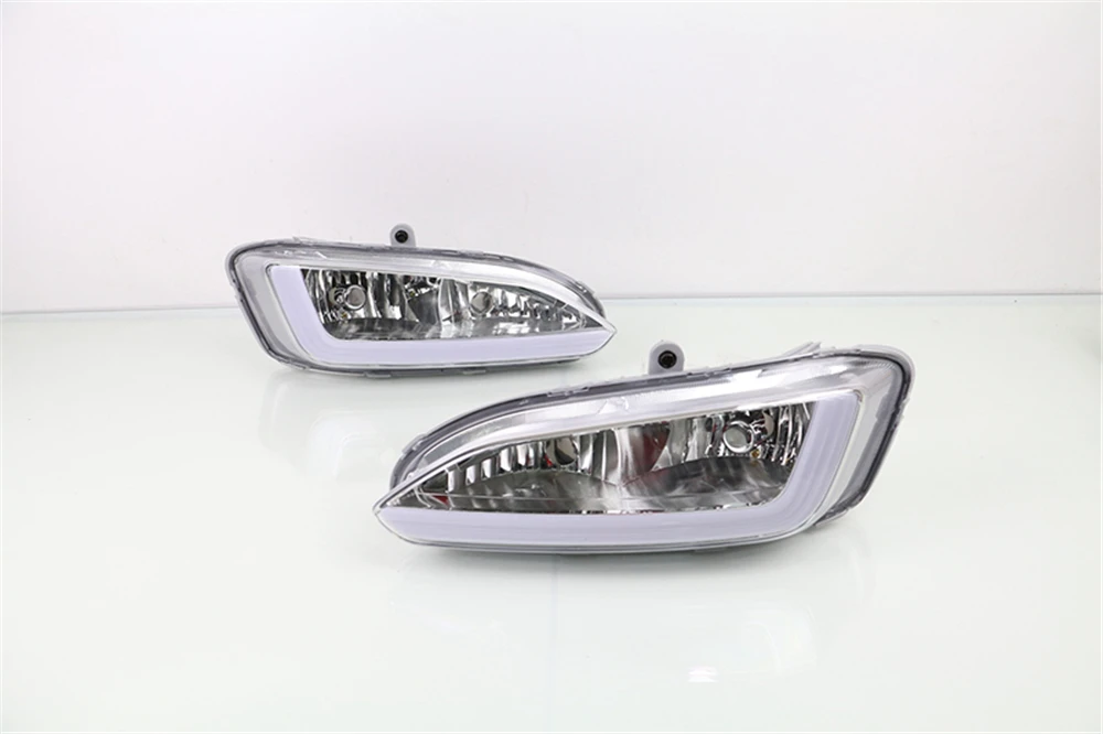 Автомобильный мигающий ДХО 2 шт. для Hyundai Santa Fe IX45 2013 2014 2015 дневной ходовой