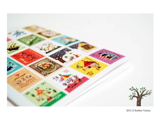 TIAMECH 4 листа/упаковка Новая тема Франсуаза бумажная наклейка-Марка дневник