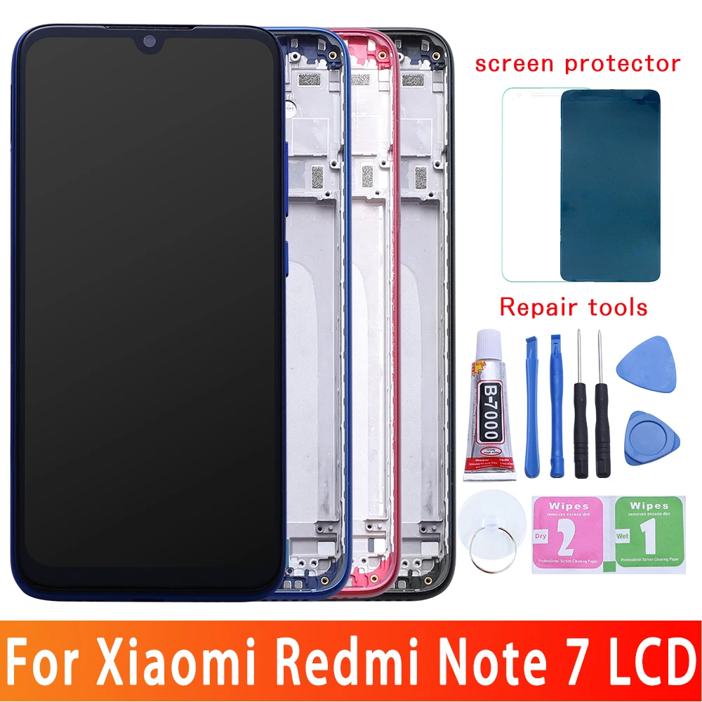 6 3 &quotНовый для Xiaomi Redmi Note 7 ЖК экран сенсорный дигитайзер сборка Snapdragon 660 Note7