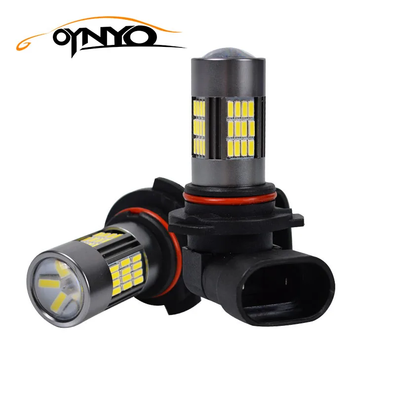 Oynyo 2x автомобиля H8 H11 9005 9006 светодио дный 54 SMD лампы фар авто Габаритные огни
