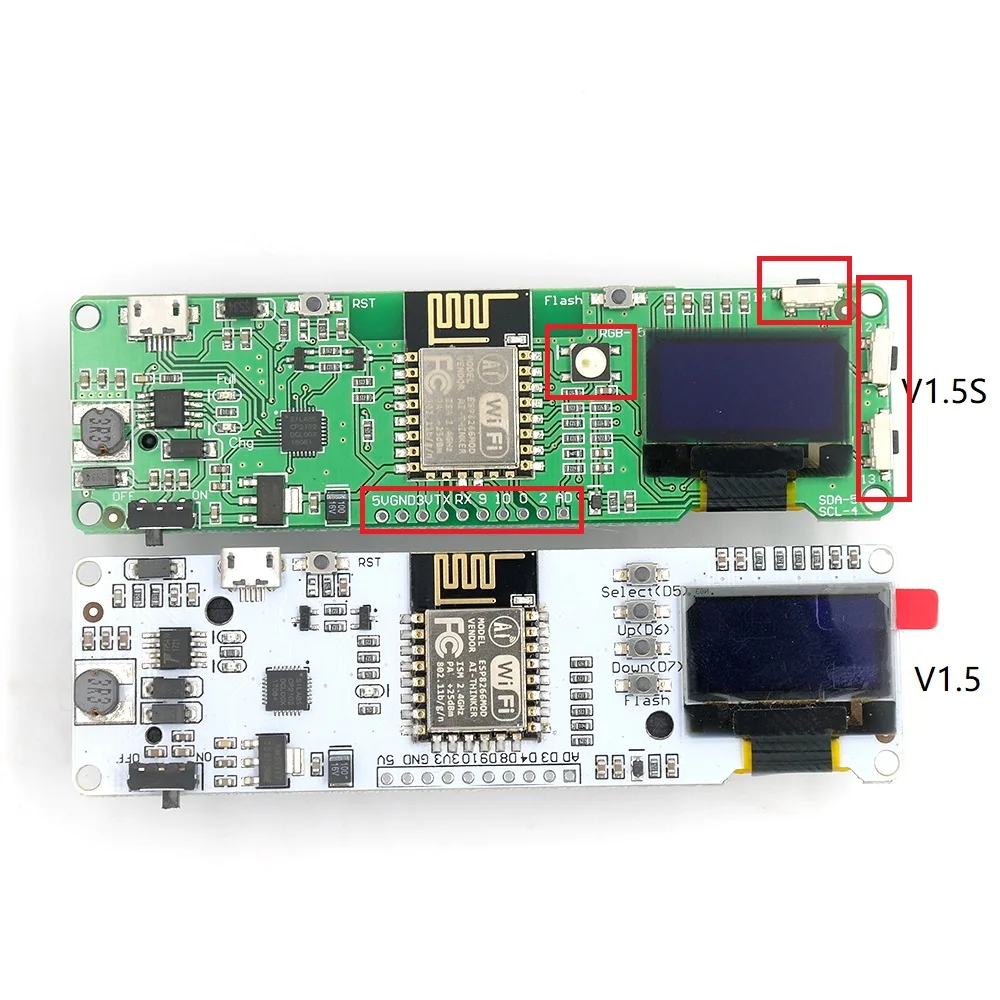 Dstike Wi-Fi deauther OLED V1.5S (Pre-мелькнула) ESP8266 + ESP-12E nodemcu IOT Беспроводной радио Development Kit 18650