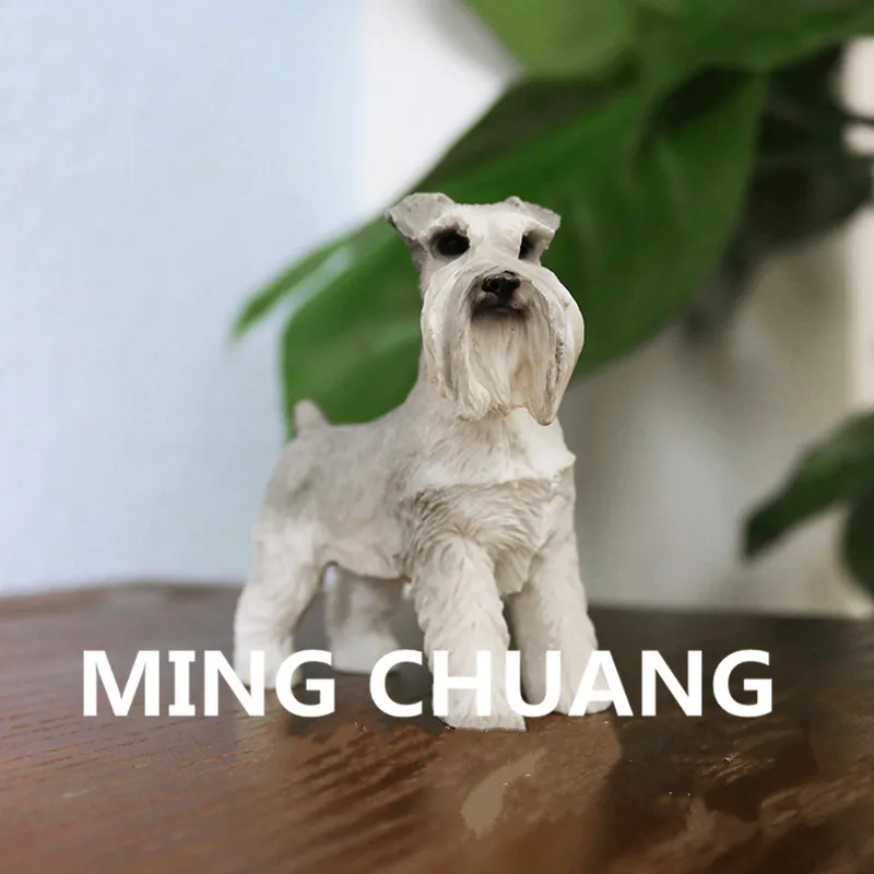 Симпатичная имитация щенка статуя терьера группа Standard шнаузер не Спортивные