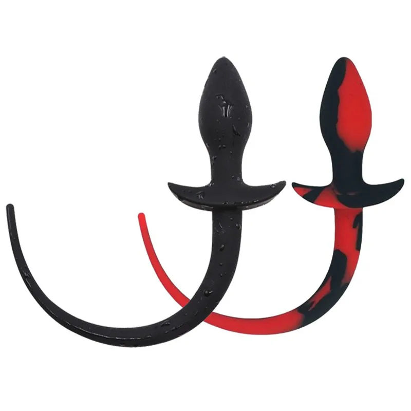 Силиконовая Анальная пробка хвост анальный расширитель стимулятор Buttplug