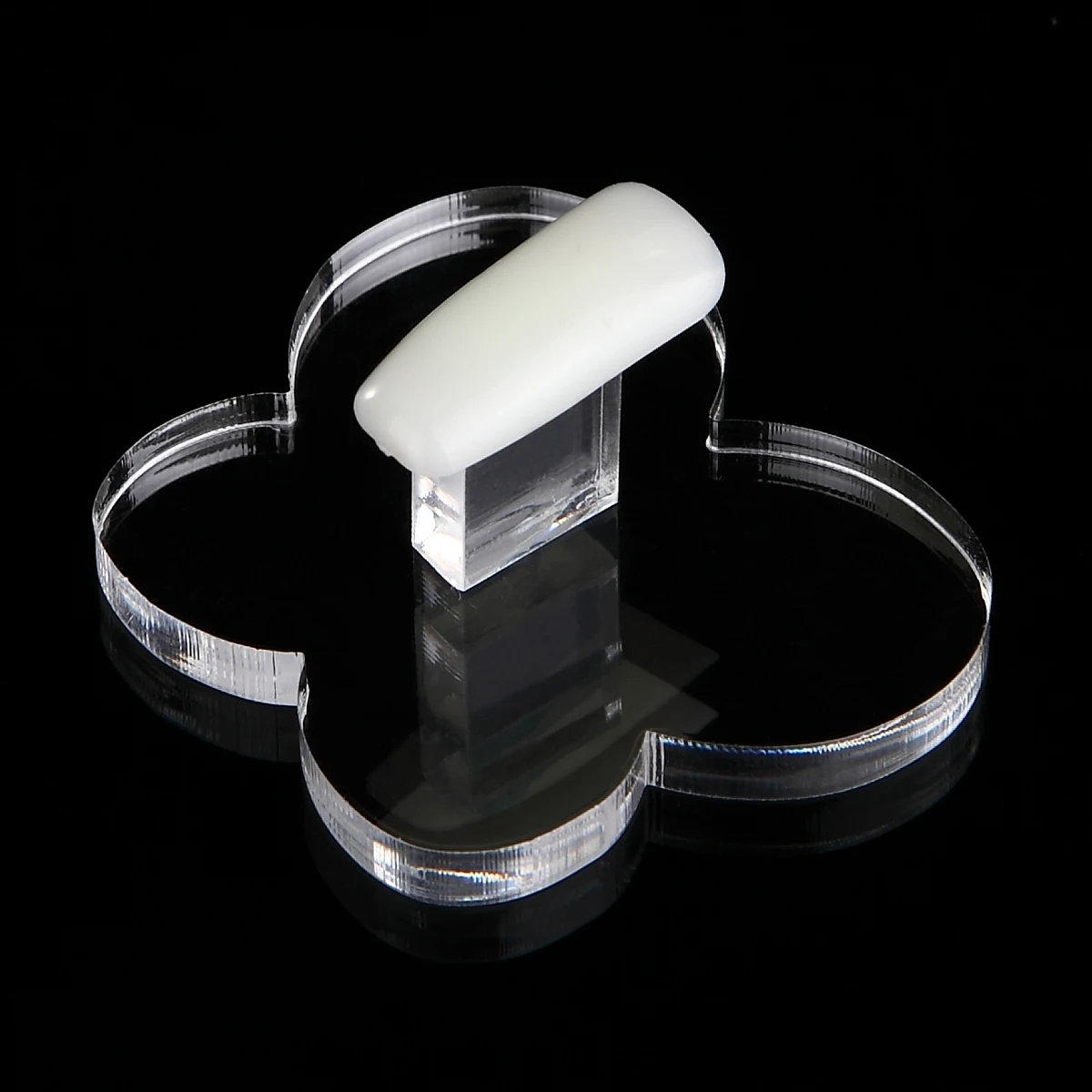 Monja прозрачный дизайн ногтей в форме бабочки ложный держатель для подставка УФ