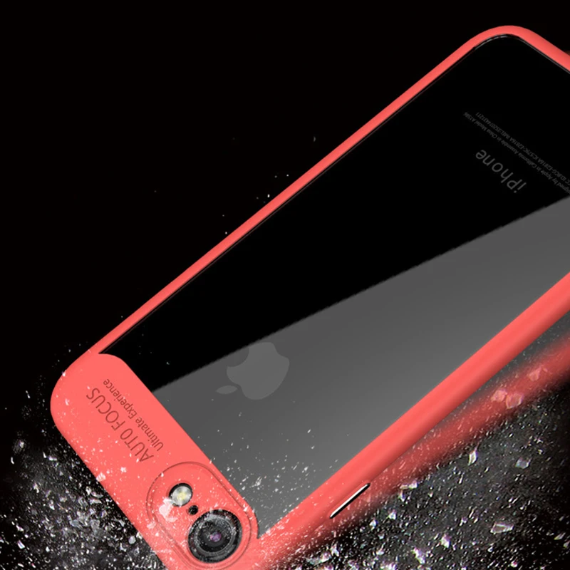 360 градусов Полная защита Силиконовый противоударный чехол для телефона Iphone 6 6S 7 8