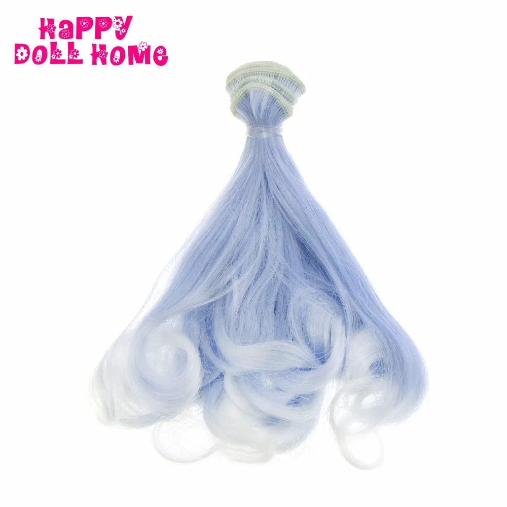 15*100 см BJD рынка парики с прической DIY кукла градиент вьющиеся волосы для Blythe SD 1/3 1/4