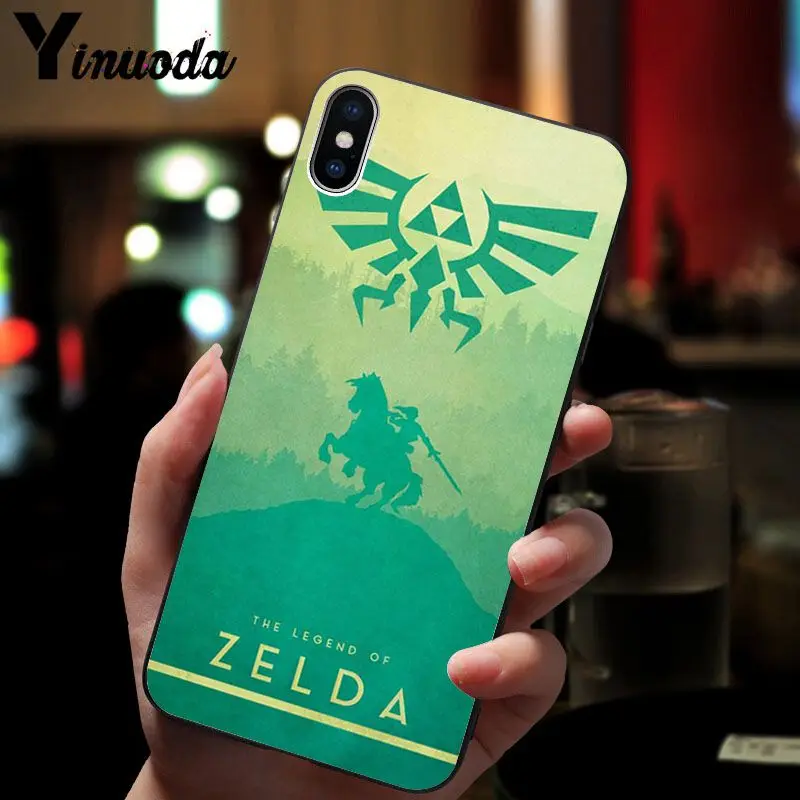 Yinuoda Legend of логотип Zelda Сделай Сам рисунок чехол для iPhone 8 7 6 6S Plus X XS MAX 5 5S SE XR