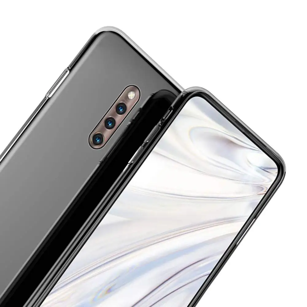 Anti Skid Soft Transparent TPU Phone Case For Vivo X27 Shock Proof Absorption |