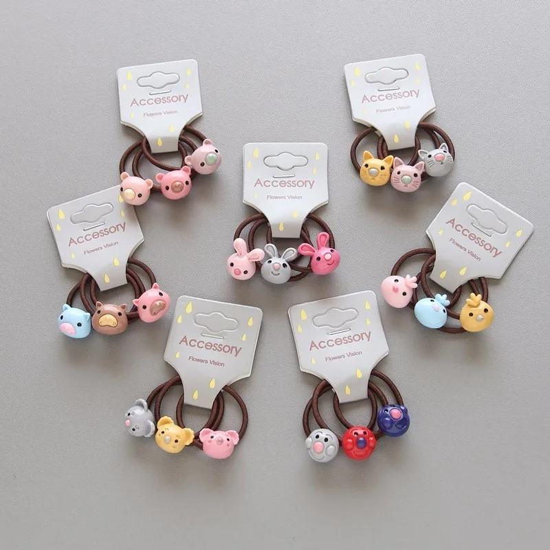 3 шт. Детские эластичные повязки для волос в виде птиц|Аксессуары девочек| |