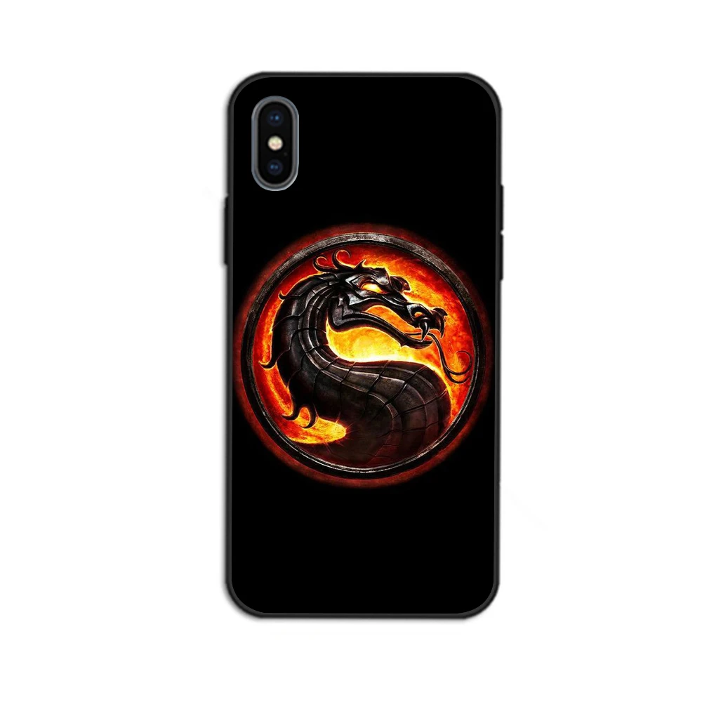 Mortal Kombat 11 роскошный мягкий ТПУ силиконовый чехол fundas для iphone 8 7 6 6s plus X Xr Xs Xmax 5 5S se