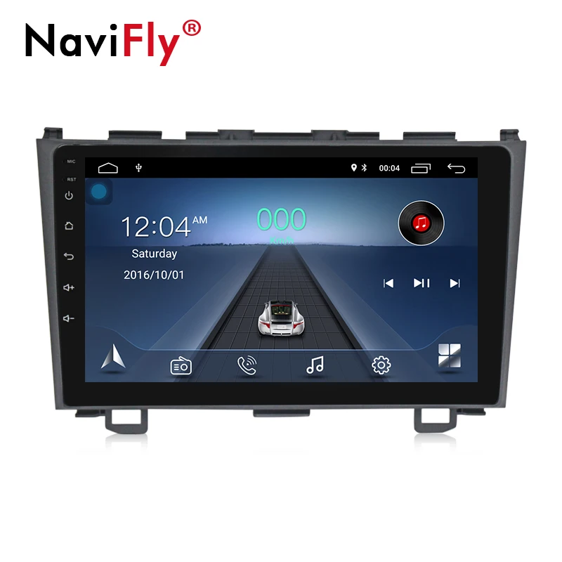 Navi Fly полноразмерный сенсорный экран 9 дюймов Android8.1 Автомобильный gps навигатор
