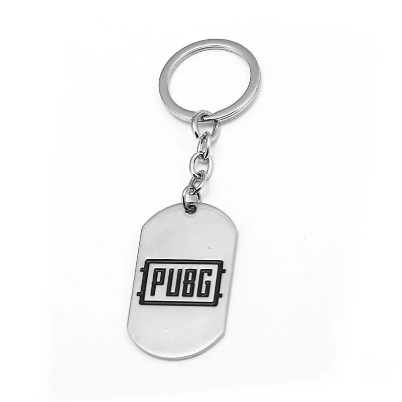 HSIC Game Playerunknown's боя брелок металлический Dog Tag кулон PUBG письмо автомобиля с