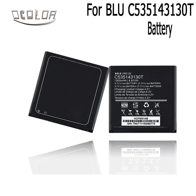 Ocolor для BLU C535143130T Батарея 1300 мАч высокое Ёмкость телефон замена аксессуар