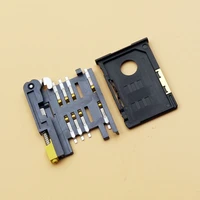 10pcs sim card socket kf 016 card holders jack 6 2p sim900a card holder connector block pull out for gps