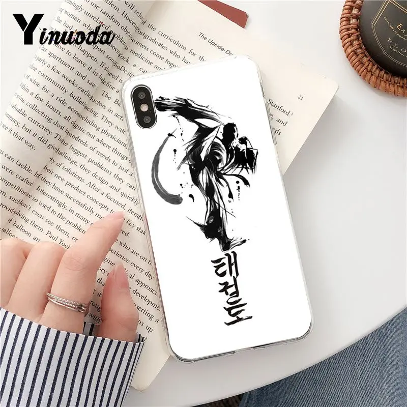 Yinuoda Oyama Kyokushin каратэ TPU прозрачный чехол для телефона iPhone 8 7 6 6S Plus X XS MAX 5 5S SE XR 10