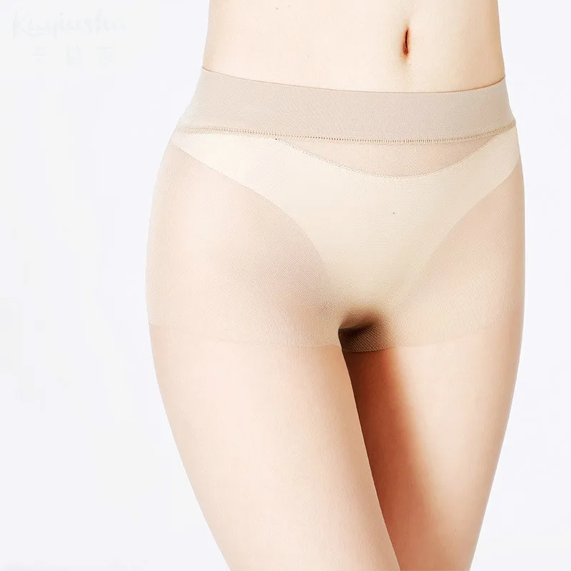 Бесшовные повседневные чулки женские летние ультра тонкие шелковые анти крюк