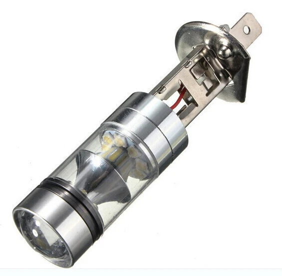 100 Вт H1 SMD LED Sharp 2828 Автомобиля лампа Противотуманных фар Авто лампы 12 В 24