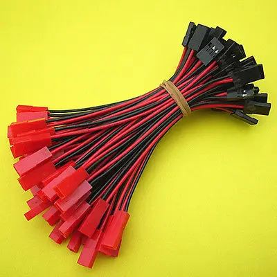 

50 x RX Plug To RC BEC JST Female Connector Battery 10cm Wire