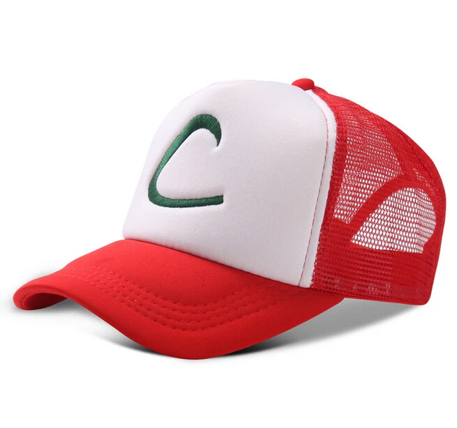 Супер шапка Марио Аниме Ash Ketchum Марио Луиджи валуиджи Косплей шляпа с сеткой для взрослых Размер аниме плюшевые игрушки куклы