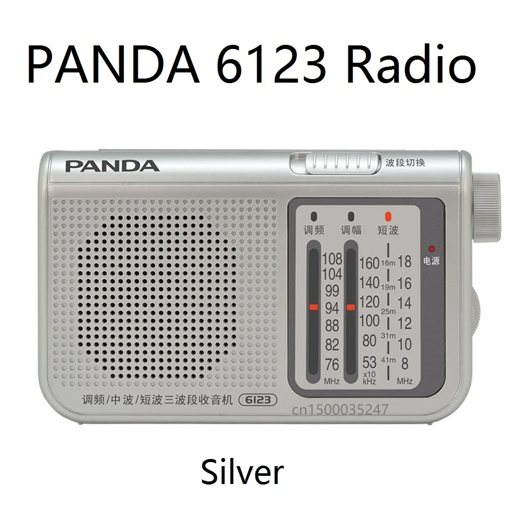 

PANDA 6123 Medium Wave Shortwave Three Band Portable Pointer Radio FM MW SW New Easy To Carry