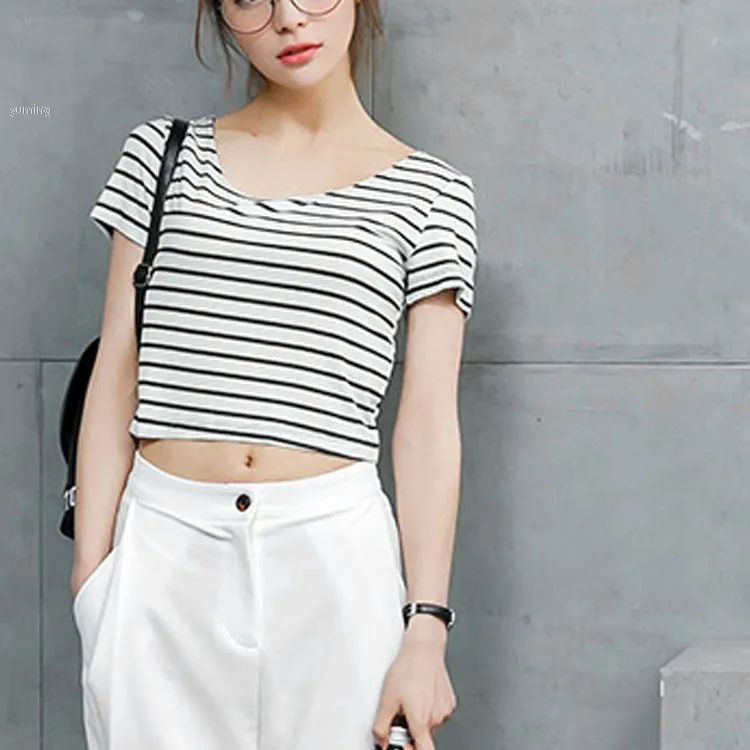 Новое поступление летом 2015 дамы женщин о образным вырезом с коротким рукавом