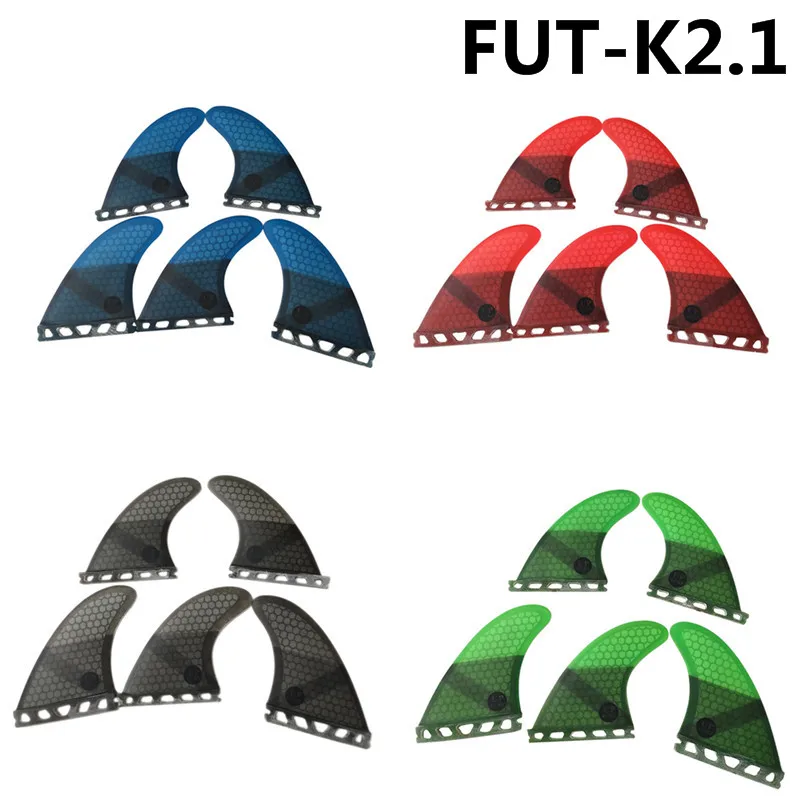 

Surf Future Fin K2.1 Surfboard Fins Fiberglass Honeycomb Tri-Quad Fins Quilhas Thruster 5 fin Set