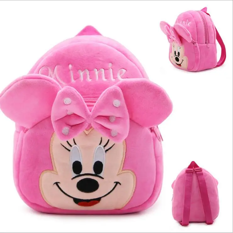 9color Pink Cartoon Animal Doll Backpack Accessories Fits Children's gifts kindergarten boy girl baby student bags Mochila | Игрушки и