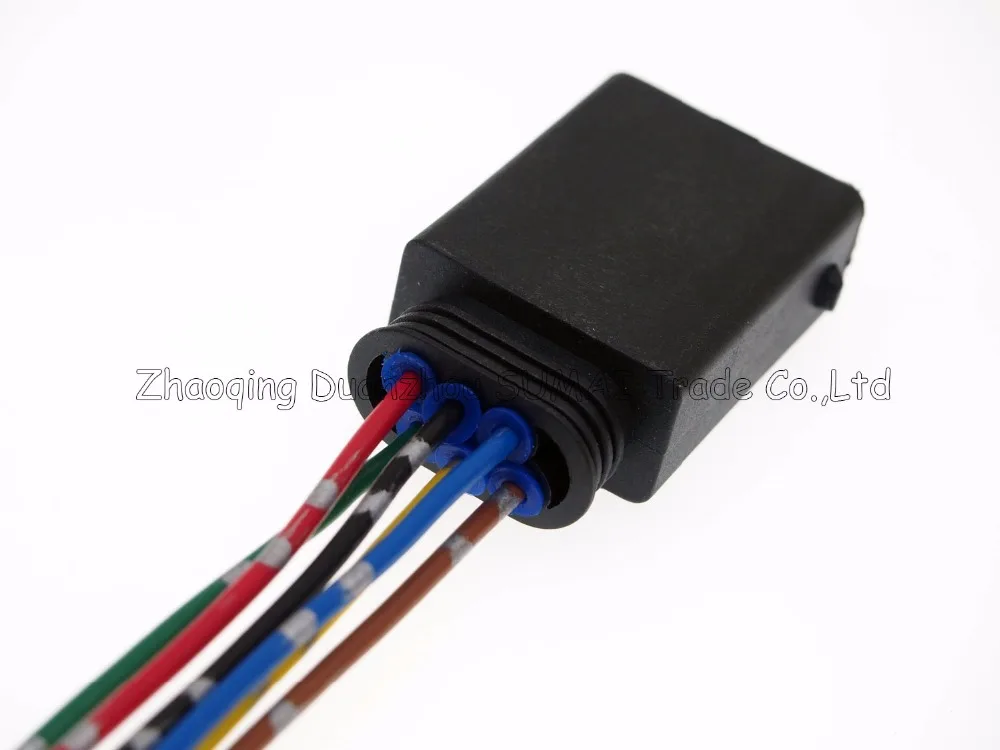 5 шт. 6 контактов мужские автомобильные ограничители с кабелем фоторазъем для BMW