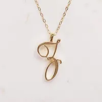 Small letter Label Simple Initial Logo alphabet Z Necklace Name Symbol English Initials Letters Charm Pendant Jewelry