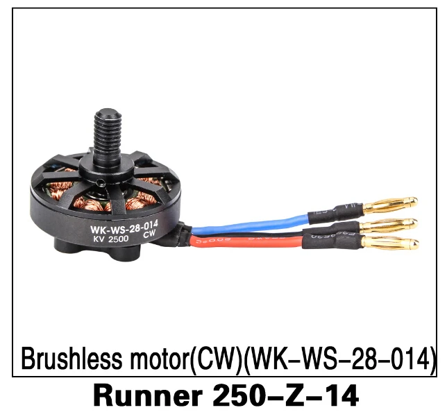 Оригинальный Walkera Runner 250 запасные части 2500 кв CW бесщеточный двигатель (WK WS 28 014) Z