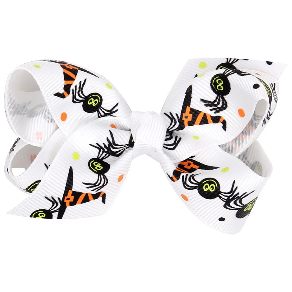 

20pcs Boutique Cute Ribbon Hair Bow Hairpins Solid Bowknot Hair Clips Halloween Party Headwear Fashion Hair Accessories