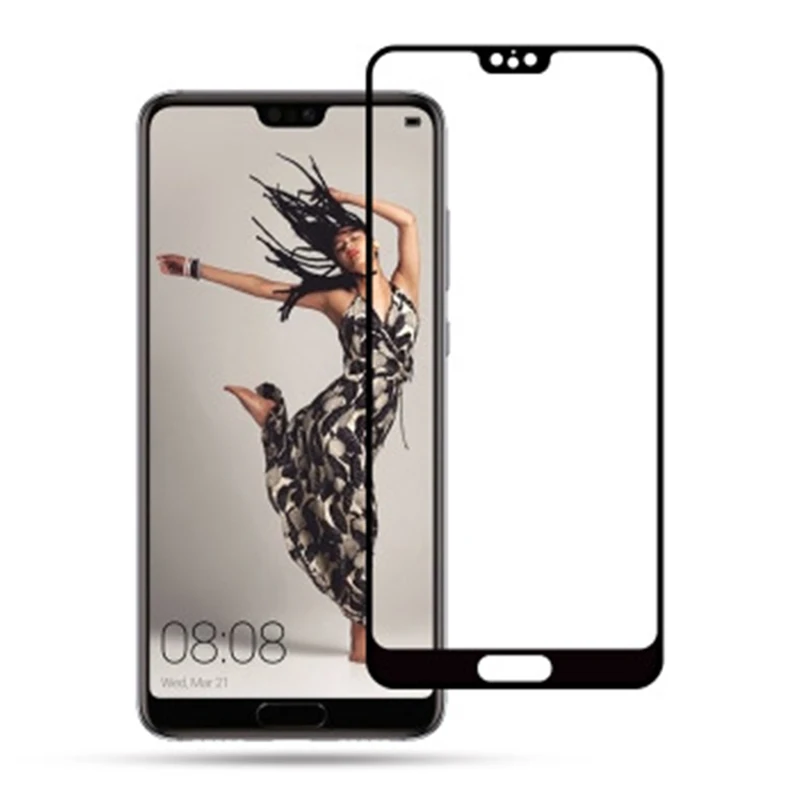 9H полное покрытие Точная Взрывозащищенная защитная пленка для экрана Huawei P20