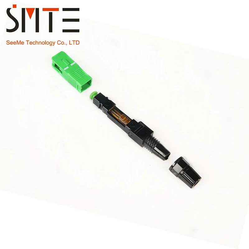 100 шт./лот SC APC 60 мм APCNPFG 8802-TLC/3 быстрое подключение встроенный инструмент FTTH
