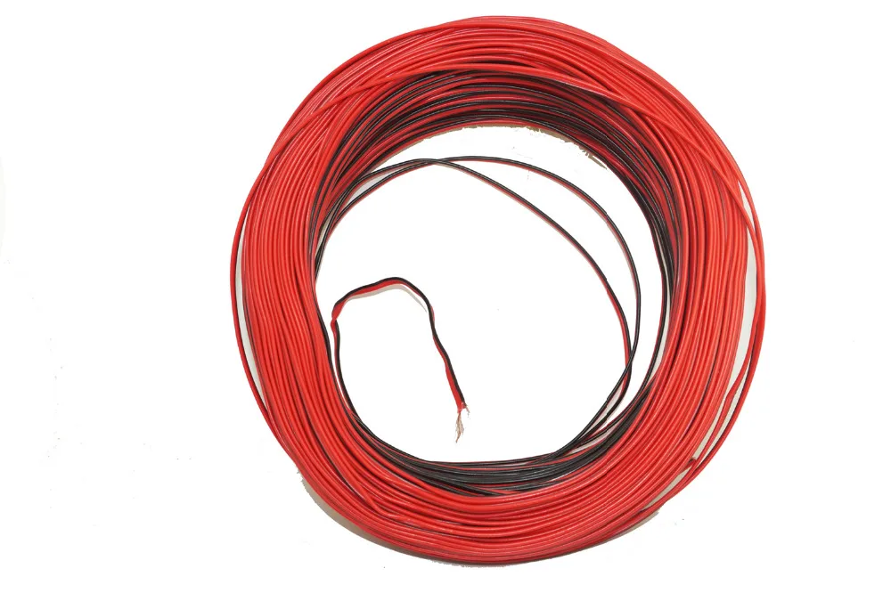 22AWG 0.3mm2 2 контактный провод удлинительного кабеля для одноцветный светодиодный