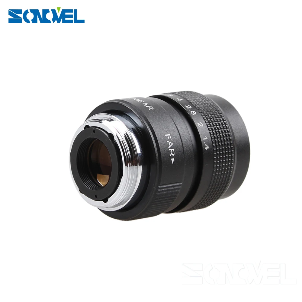 Объектив 25 мм F1.4 CCTV TV для видеокамер Canon EOS M M2 M3 M5 M10|c mount|eos mountc mount canon |