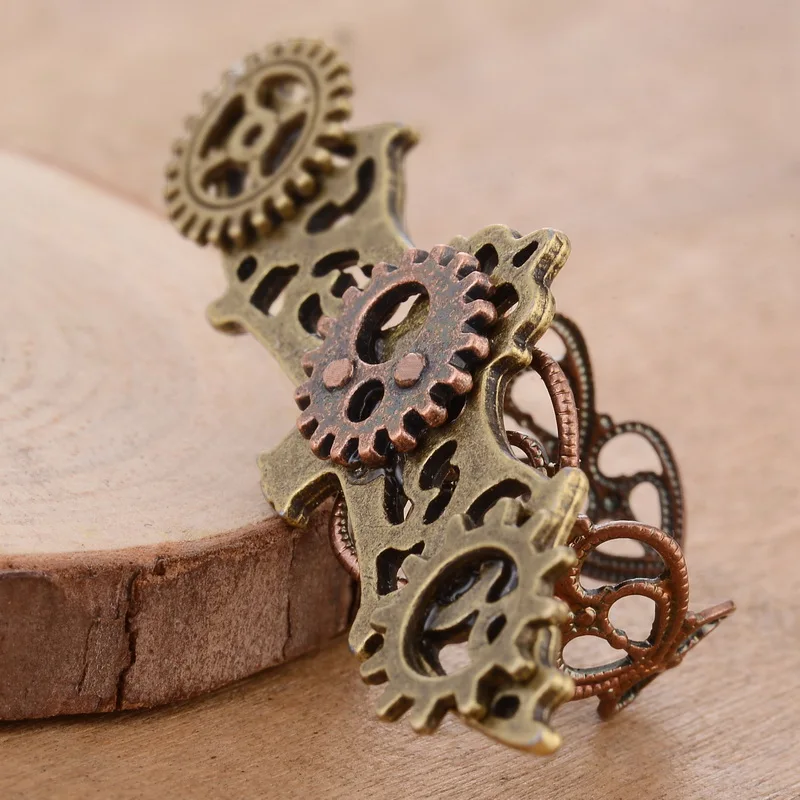 Interesting Design Cool Bat With Gear Parts Vintage Steampunk Ring Jewelry | Украшения и аксессуары
