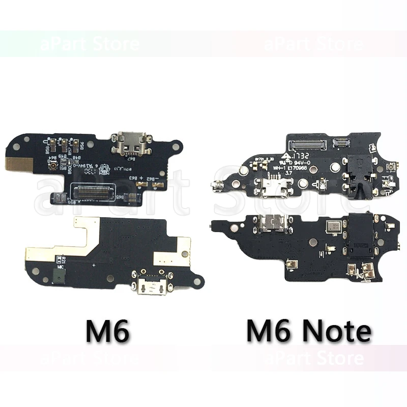 USB Charging Port Charger Dock Connector Flex Cable For Meizu M1 M2 M3 M3s M5 M5s M6 Note Mini U10 U20 Original Phone Parts