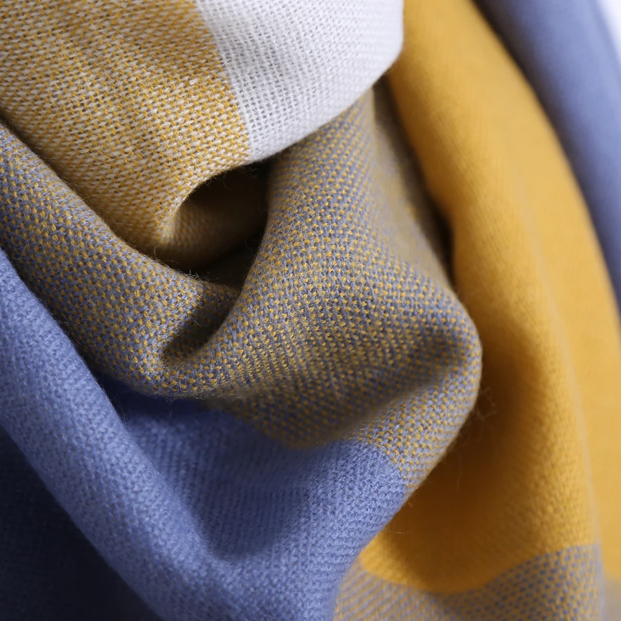 Модный бренд плед Дизайн Для женщин Шарфы для теплые зимние кашемировые