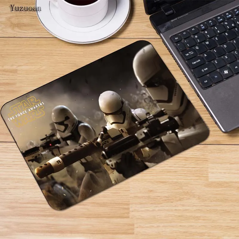 Yuzuoan Promotion Star Wars Computer Mouse Pad Gaming Rubber Mousepads Decorate Your Desk Non-Skid No Overlock Edge | Компьютеры и