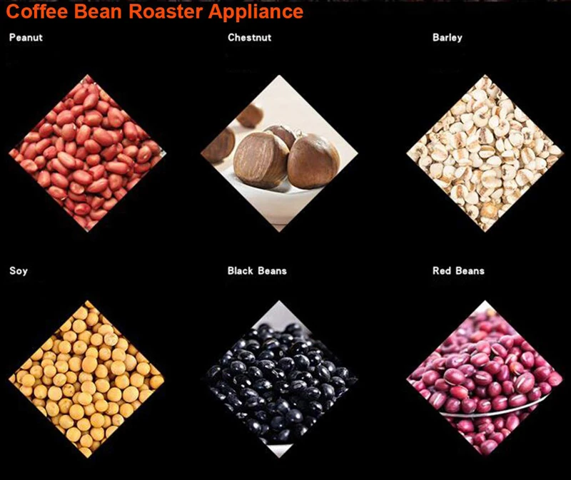 Обжарочный аппарат для зерен кофе дома Bean Baker Roaster Ho использовать держать Электрический Кофе Машина для обжаривания зерен для домашнего использования