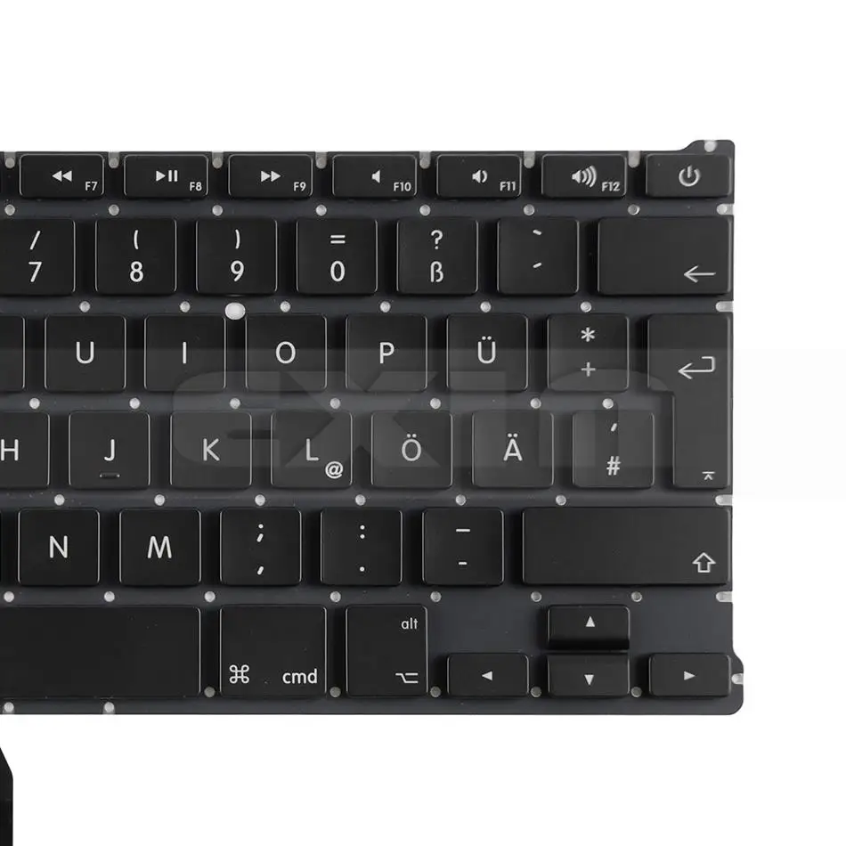 Новая клавиатура с подсветкой для ноутбука Apple Macbook Air 13" A1369 A1466, немецкий язык, Германия (DE GR) 2011 2012 2013 2014 2015 2017.