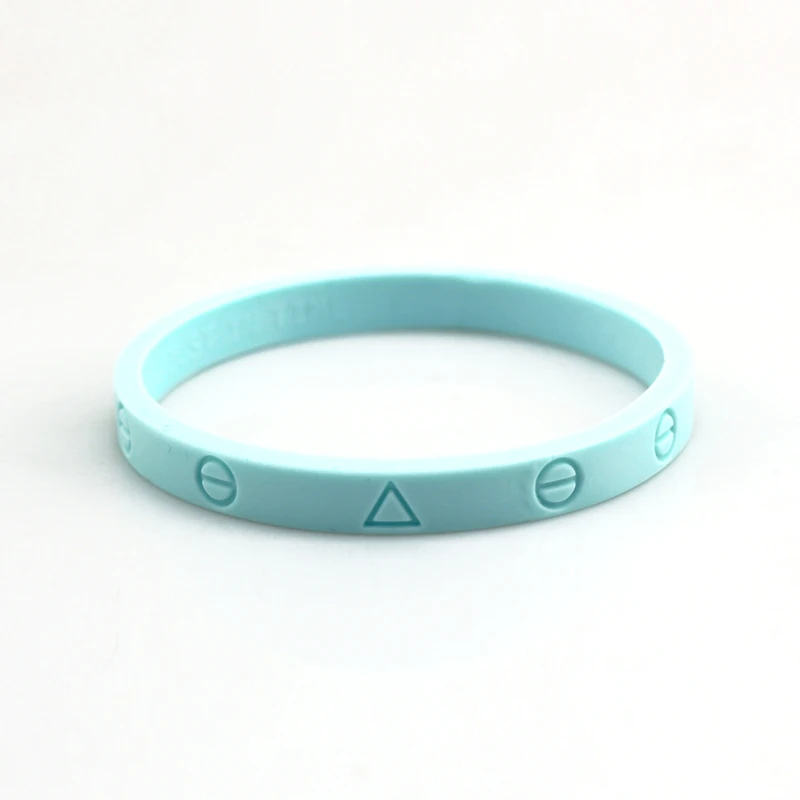 185mm-Blue Бренд tide, браслет Unluxury Love is not a luxury love, ювелирные изделия, силиконовый браслет,, браслеты - Окраска металла: 185mm-Blue